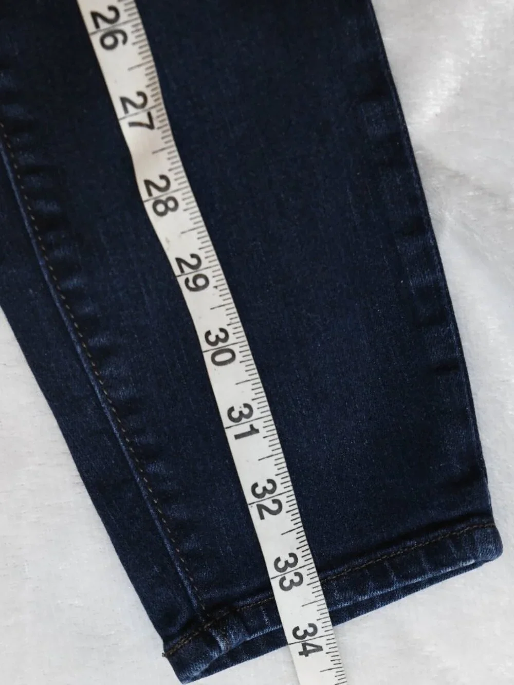 Ann Taylor Blue LOFT Outlet Modern Skinny Size 4 Petite Jeans Dark Wash